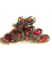 Red Crystal Clip