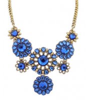 Crystal Flowers Blue