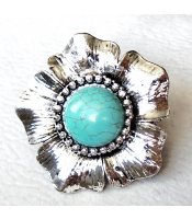 Turquoise Flower Ring