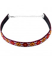 Folk Choker Red