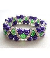 Violet Pearls Green