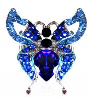 Blue Butterfly Ring