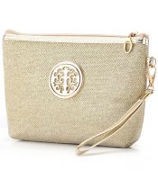 Golden Cosmetic Bag