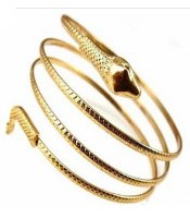 Golden Snake Bangle