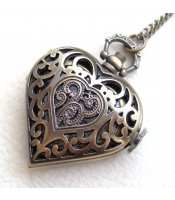 Vintage Heart Watch Filigree