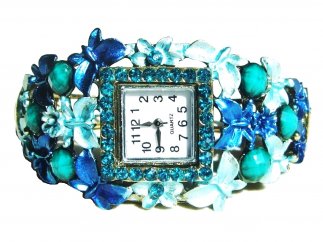 Turquoise Square Watch