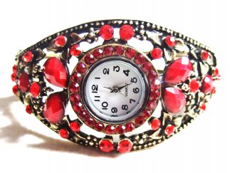 Red Stones Watch