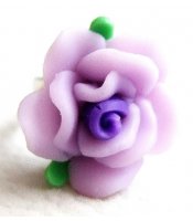 Lavender Clay Rose