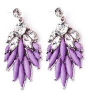 Purple Crystal Feathers