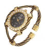 Black Golden Watch