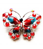 Red Crystal Butterfly